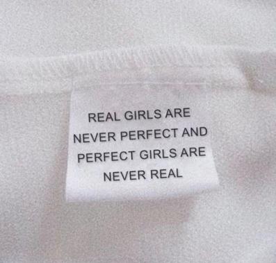 real girls are never perfect
