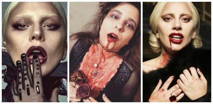 Gaga countess collage- white bg