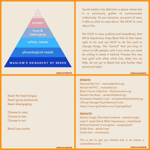 white friends with social media fatigue collage 2